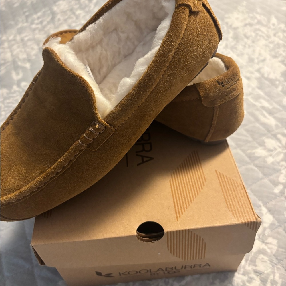 Koolaburra Tan Suede Moccasins